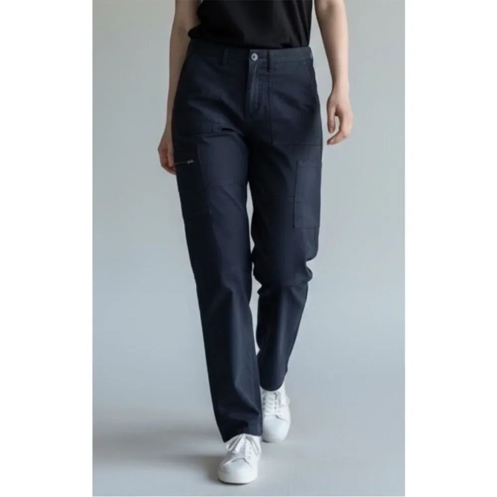 NWT AG The Ira Utilitarian Relaxed Straight Tapered Pants in Kurabo Size 27